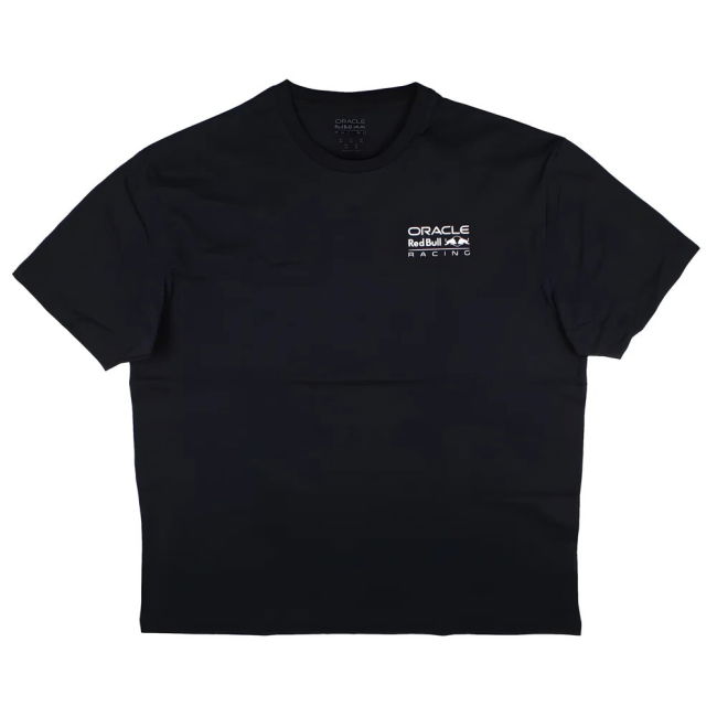 2025 Red Bull Racing Verstappen Oversized Crest T-Shirt (Night Sky)