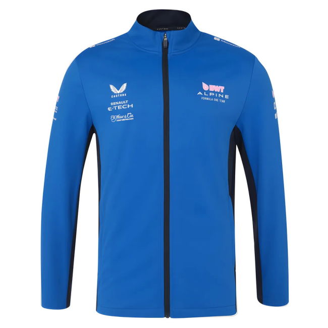 2025 Alpine F1 Soft Shell Jacket (Blue)