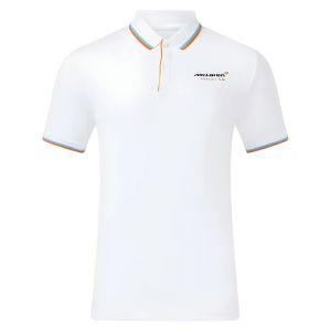 2025 McLaren F1 Core Essentials Polo Shirt (White)