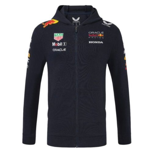 2025 Red Bull Racing F1 Team Full Zip Hooded Sweatshirt (Navy)