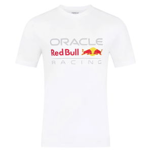 2025 Red Bull Racing Large Front Logo Tee (Bright White)