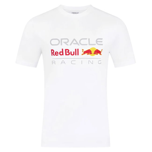 2025 Red Bull Racing Large Front Logo Tee (Bright White)