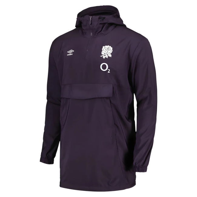 2024-2025 England Rugby Overhead Cagoule (O2) - Nightshade