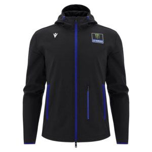 2025 Yamaha Factory Racing Softshell Travel Jacket - Black/Royal