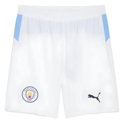 2025-2026 Man City Home Shorts (White)