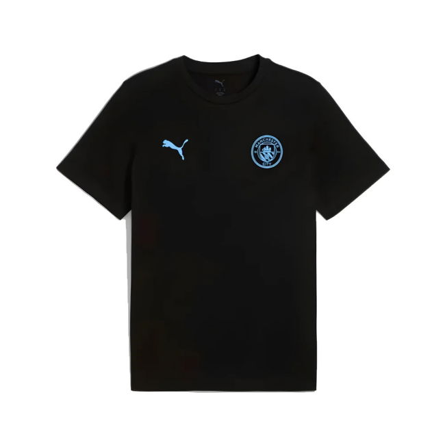 2025-2026 Man City FtblESS Tee (Black)