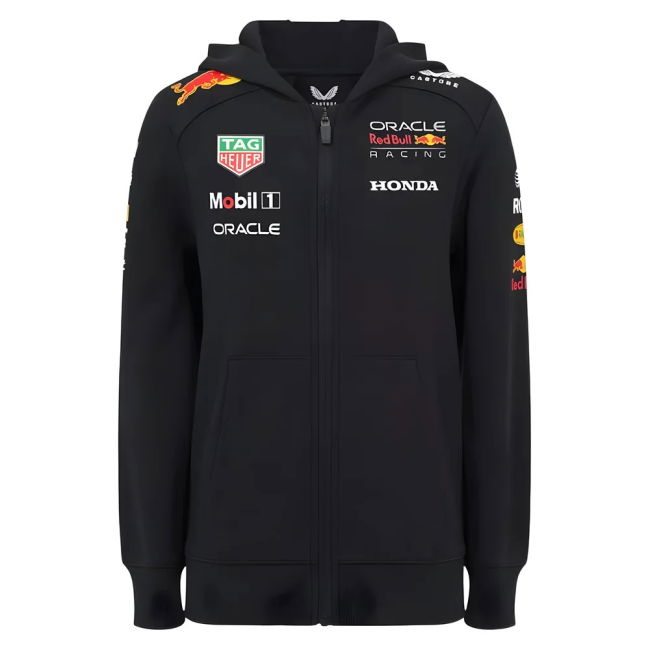 2025-2026 Red Bull Racing Full Zip Hoodie (Kids) - Night Sky