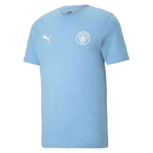 2025-2026 Man City FtblESS Tee (White) - Kids