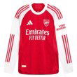 2025-2026 Arsenal Authentic Long Sleeve Home Shirt
