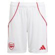 2025-2026 Arsenal Home Shorts (White) - Kids