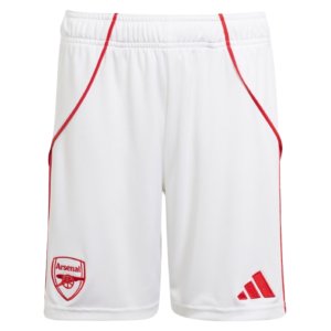 2025-2026 Arsenal Home Shorts (White) - Kids