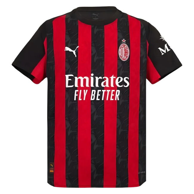 2025-2026 AC Milan Authentic Home Shirt