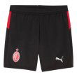 2025-2026 AC Milan Home Shorts (Black) - Kids