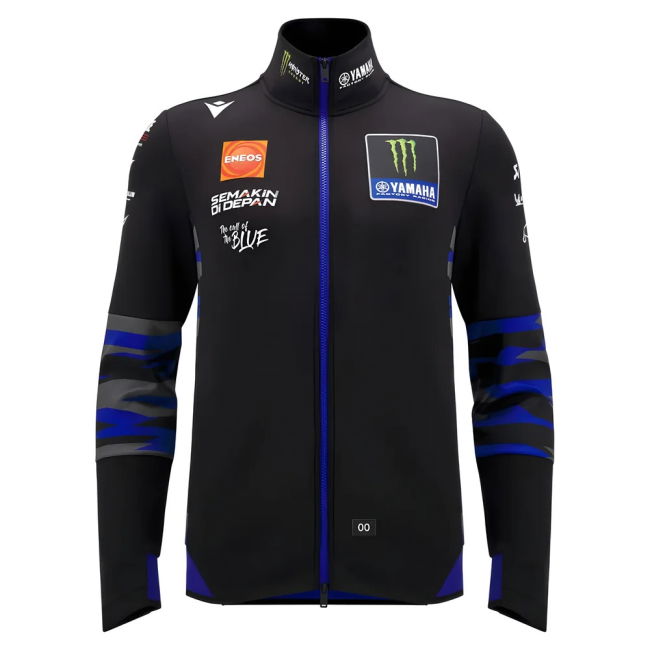 2025 Yamaha Racing Ath Team Full Zip Tech Sweat (Black)