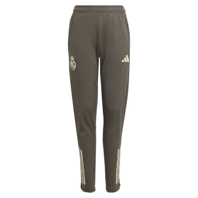 2025-2026 Real Madrid Training Track Pants (Utility Grey) - Kids