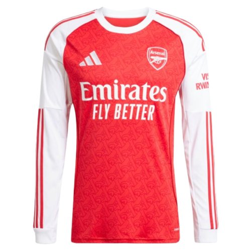 2025-2026 Arsenal Long Sleeve Home Shirt