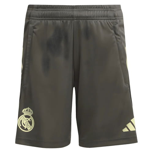 2025-2026 Real Madrid Training Shorts (Utility Grey) - Kids