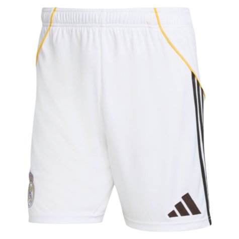 2025-2026 Real Madrid Home Shorts (White)