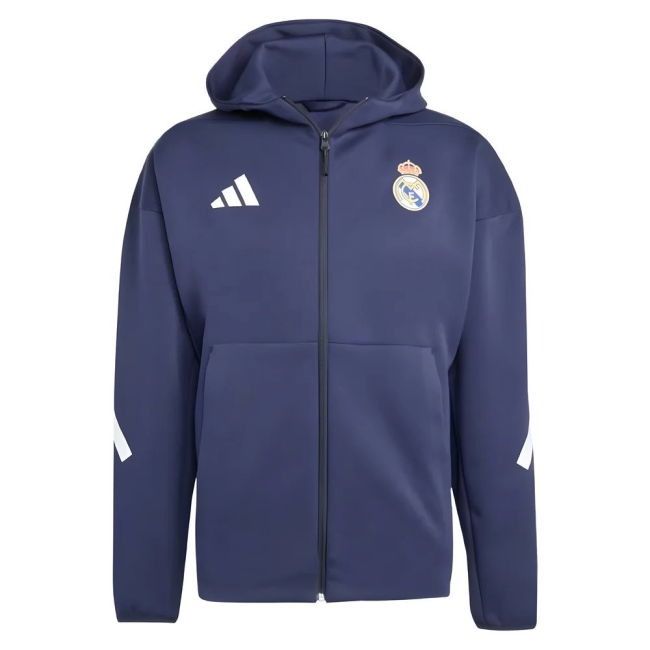 2025-2026 Real Madrid Anthem Jacket (Legend Ink)