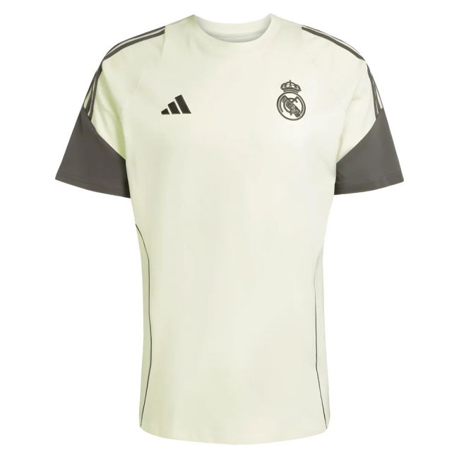 2025-2026 Real Madrid Training Tee (Almost Lime)