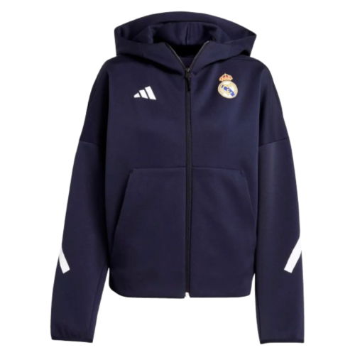 2025-2026 Real Madrid Anthem Jacket (Legend Ink) - Womens