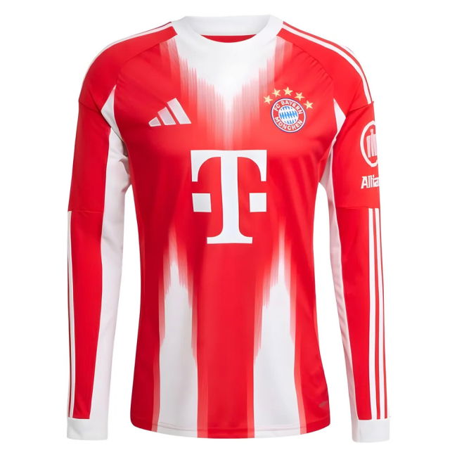 2025-2026 Bayern Munich Long Sleeve Home Shirt