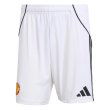 2025-2026 Man Utd Home Shorts (White)