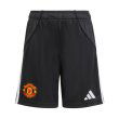 2025-2026 Man Utd Home Shorts (Black) - Kids