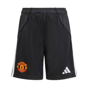 2025-2026 Man Utd Home Shorts (Black) - Kids