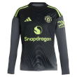 2025-2026 Man Utd Home Goalkeeper Shirt (Grey) - Kids