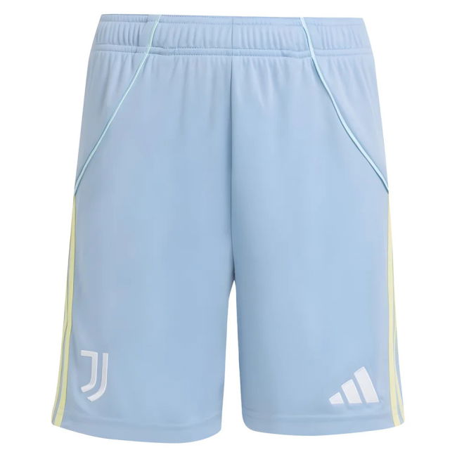 2025-2026 Juventus Away Shorts (Ash Blue) - Kids