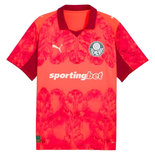 2025-2026 KIDSUPER x SE Palmeiras CWC Shirt (Glowing Red)