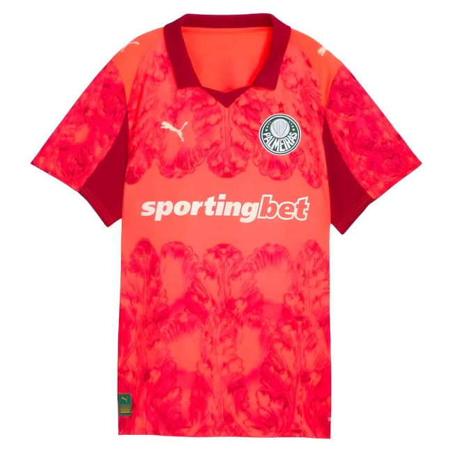2025-2026 KIDSUPER x SE Palmeiras CWC Shirt (Glowing Red) - Womens