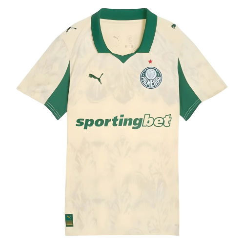 2025-2026 KIDSUPER x SE Palmeiras CWC Shirt (Vanilla) - Womens