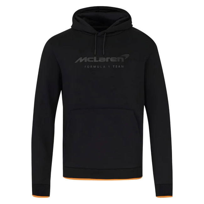 2025 McLaren F1 Unisex Core Essentials Hoodie - Black