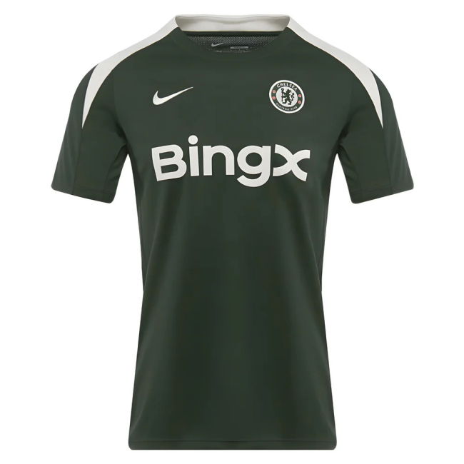 2025-2026 Chelsea Dri-Fit Strike Training Shirt (Green)
