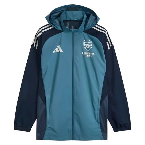 2025-2026 Arsenal Allweather Jacket (Blanch Blue)