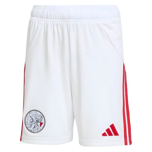 2025-2026 Ajax Home Shorts (White) - Kids