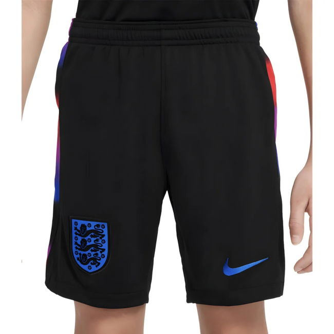 2025-2026 England Womens Team Away Shorts (Black) - Kids