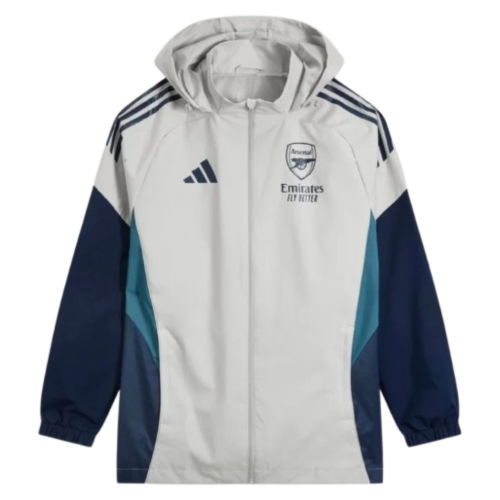 2025-2026 Arsenal Allweather Jacket (Grey)