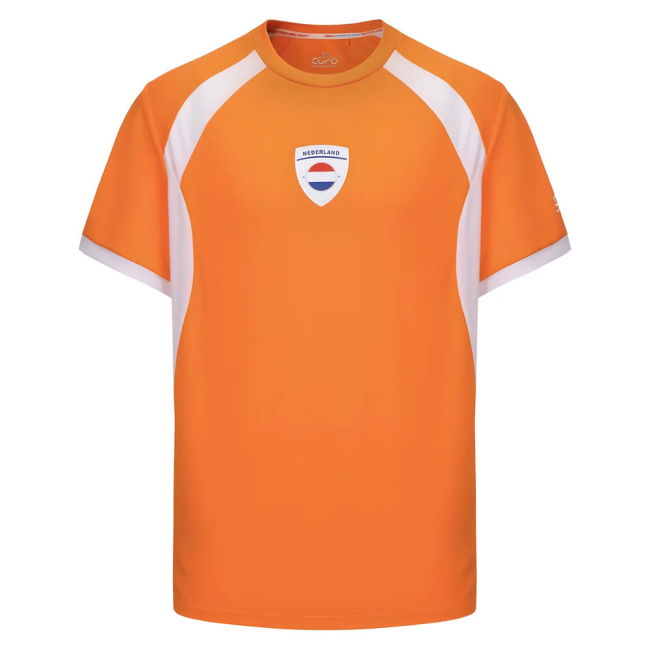 2025 Netherlands WEC Poly T-shirt (Orange) - Mens