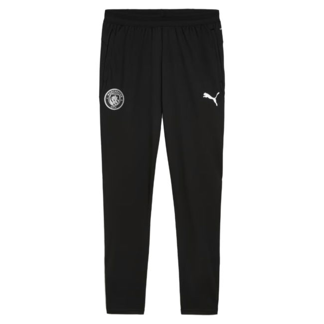 2025-2026 Man City Training Pants w/pockets (Black)