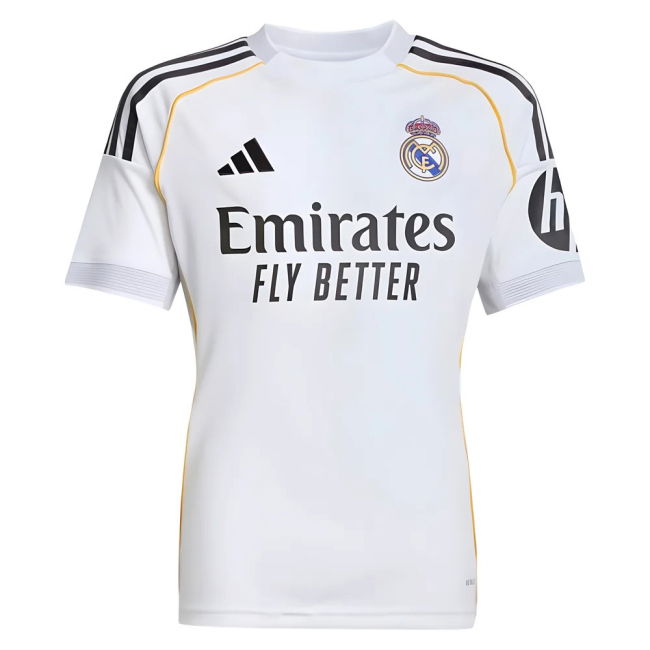 2025-2026 Real Madrid Home Shirt (Kids)