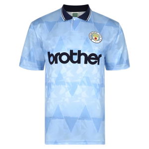 Score Draw Manchester City 1989 Home Shirt