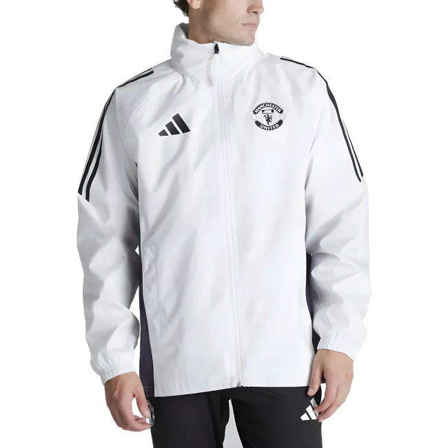 2025-2026 Man Utd Rain Jacket (White)