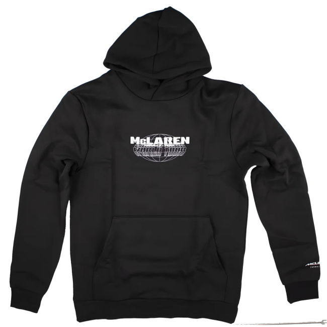 2025 McLaren F1 Unisex World Tour Graphic Hoodie - Phantom