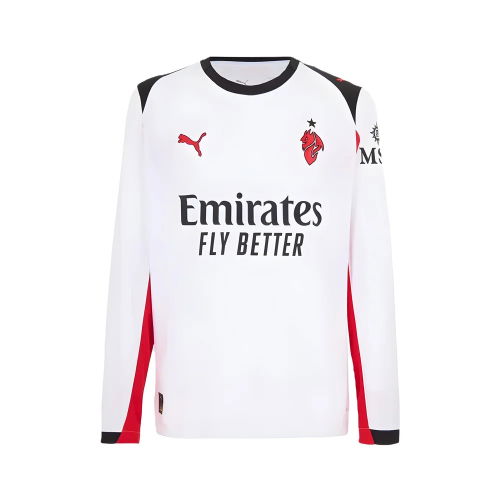 2025-2026 AC Milan Long Sleeve Away Shirt