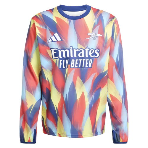 2025-2026 Arsenal Pre-Match Warm Top (Victory Blue)