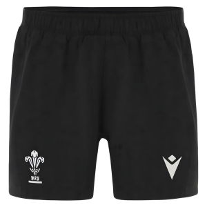 2025-2026 Wales Rugby Training Shorts (Black)
