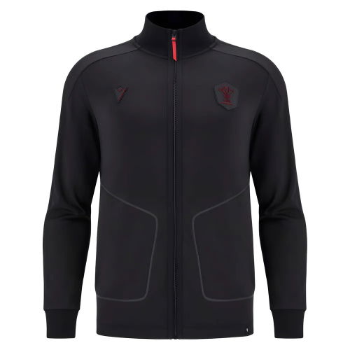 2025-2026 Wales Anthem Jacket (Black)  2025-2026 Wales Anthem Jacket (Black)